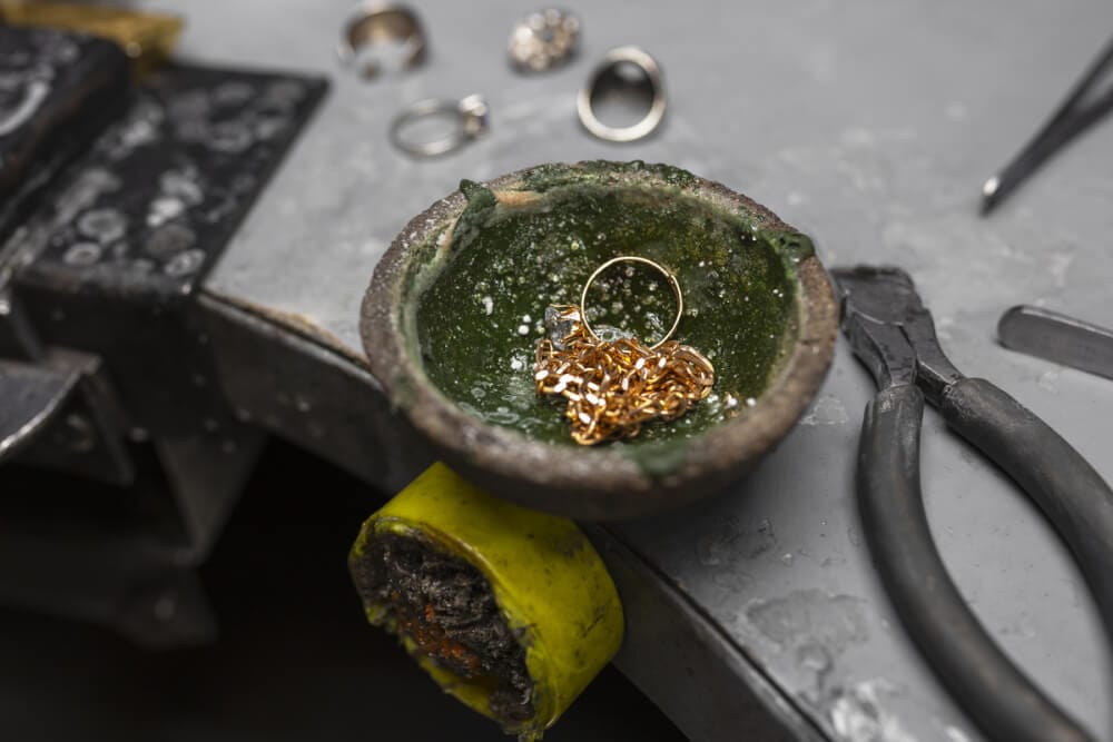 high-angle-handmade-jewellery-workshop